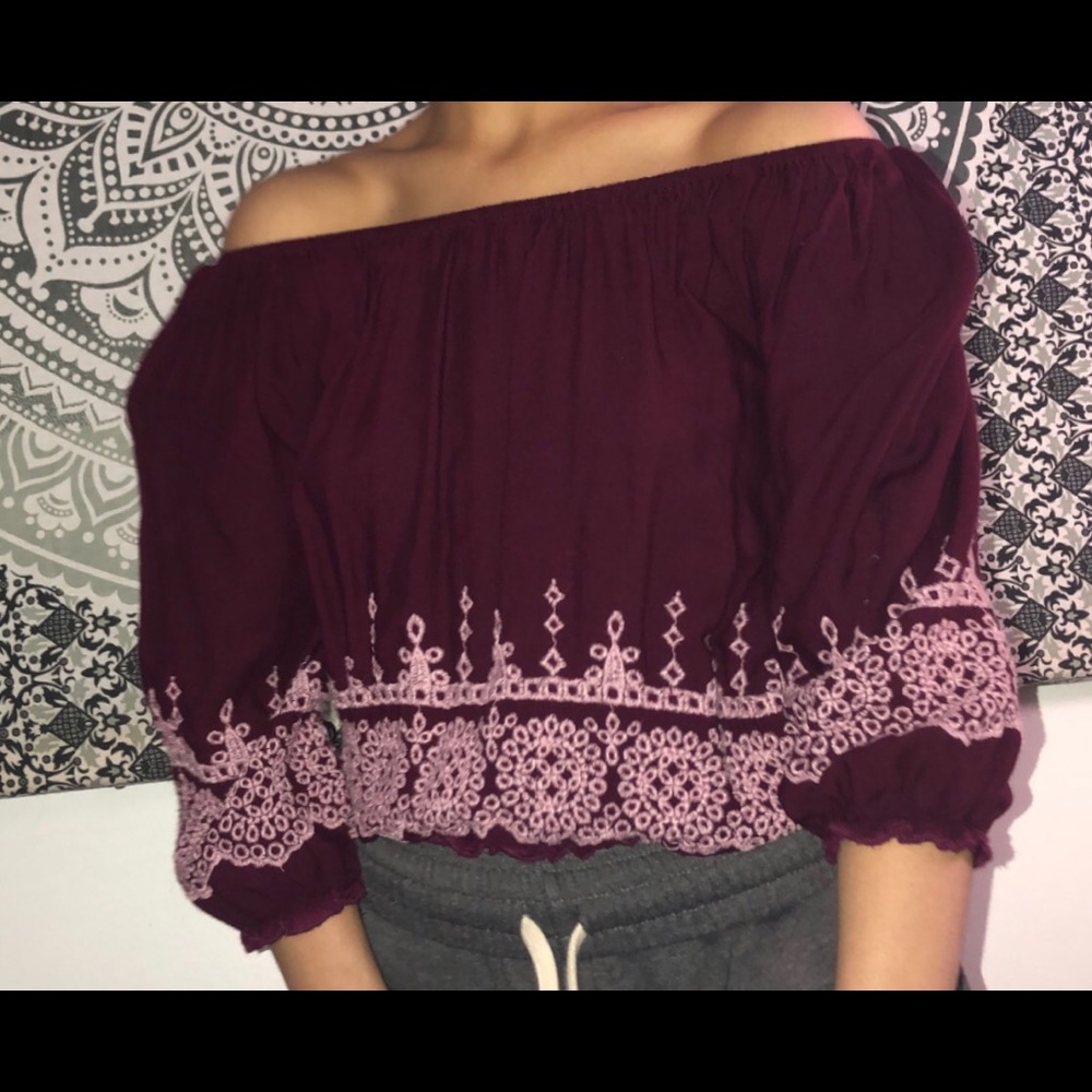 Off the shoulder top